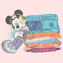 Toddler's Mickey & Friends Distressed Cassette Lean T-Shirt