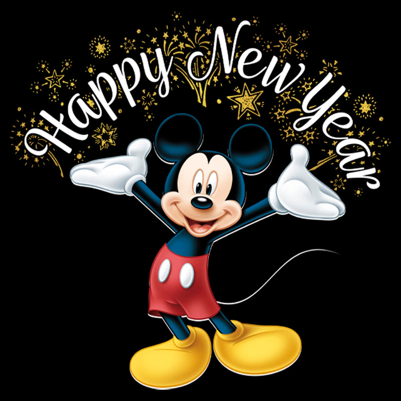 Men's Mickey & Friends Happy New Year Fireworks T-Shirt