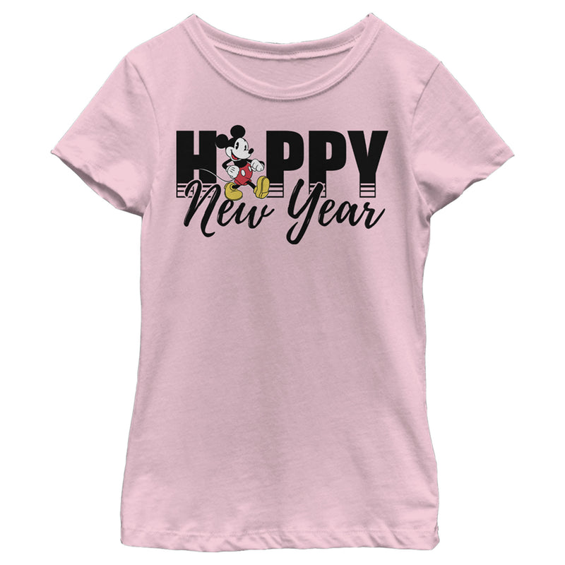 Girl's Mickey & Friends Mickey Mouse Happy New Year T-Shirt