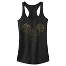 Junior's Mickey & Friends Confetti Logo Racerback Tank Top