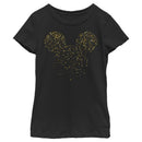 Girl's Mickey & Friends Confetti Mickey Mouse Logo T-Shirt