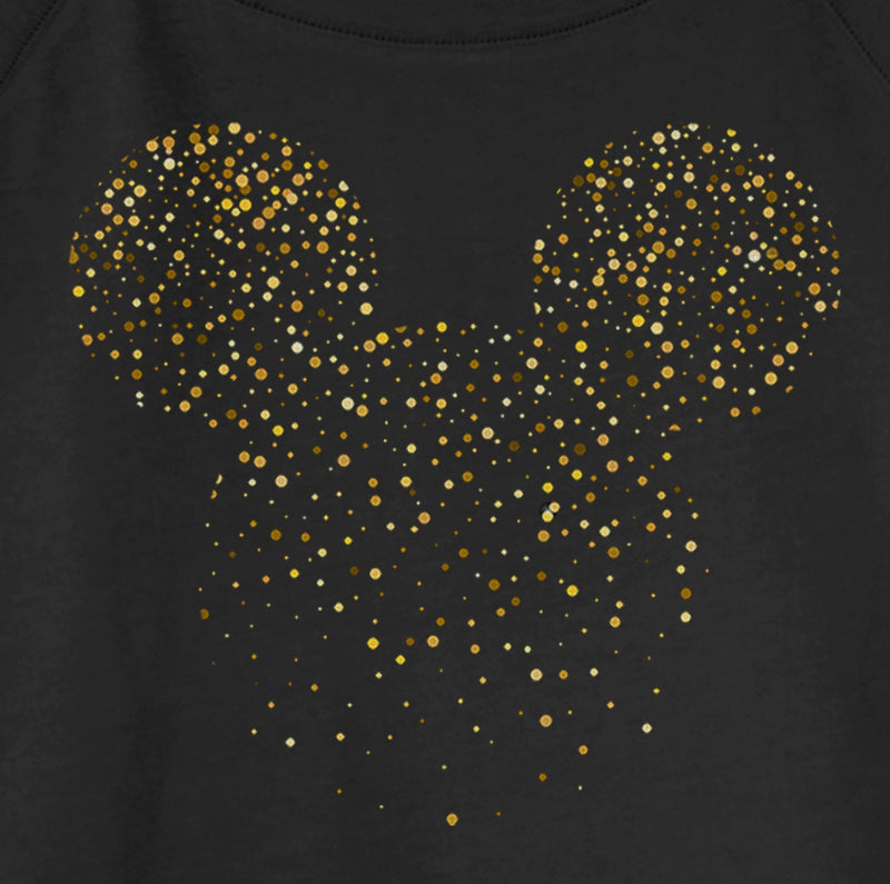 Junior's Mickey & Friends Confetti Logo Sweatshirt