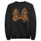 Men's Mickey & Friends Cheetah Print Minnie Mouse Bow Sweatshirt