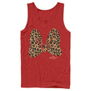 Men's Mickey & Friends Cheetah Print Minnie Mouse Bow Tank Top