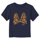 Toddler's Mickey & Friends Minnie Cheetah Bow T-Shirt