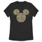 Women's Mickey & Friends Cheetah Print Mickey Mouse Logo T-Shirt