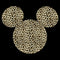 Men's Mickey & Friends Cheetah Print Mickey Mouse Logo Sweatshirt