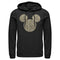 Men's Mickey & Friends Cheetah Print Mickey Mouse Logo Pull Over Hoodie