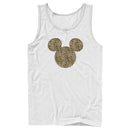 Men's Mickey & Friends Cheetah Print Mickey Mouse Logo Tank Top