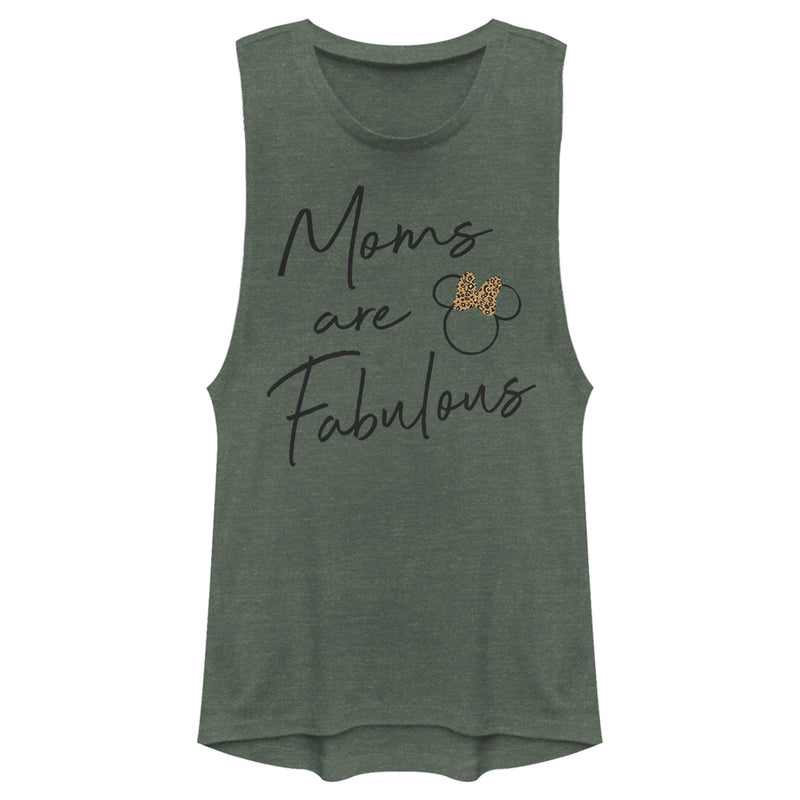 Junior's Mickey & Friends Mother's Day Minnie Logo Festival Muscle Tee