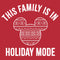 Men's Mickey & Friends Holiday Mode Pull Over Hoodie