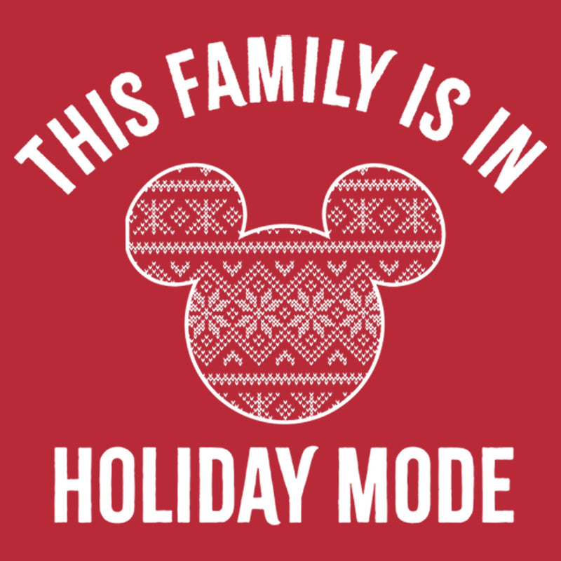 Men's Mickey & Friends Holiday Mode Pull Over Hoodie