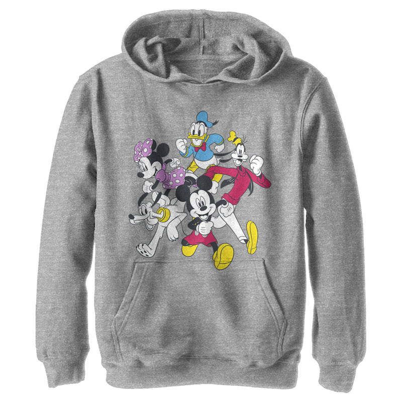 Boy's Mickey & Friends Mickey & Friends Run Pull Over Hoodie