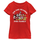 Girl's Mickey & Friends Season For Family T-Shirt