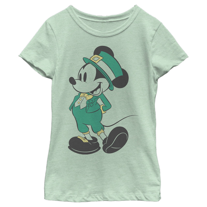 Girl's Mickey & Friends Mickey Mouse Leprechaun T-Shirt