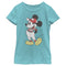 Girl's Mickey & Friends Mickey Mouse Baseball Player T-Shirt