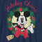 Boy's Mickey & Friends Christmas Holiday Cheers Wreath T-Shirt