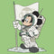 Girl's Mickey & Friends Mickey Mouse Astronaut T-Shirt