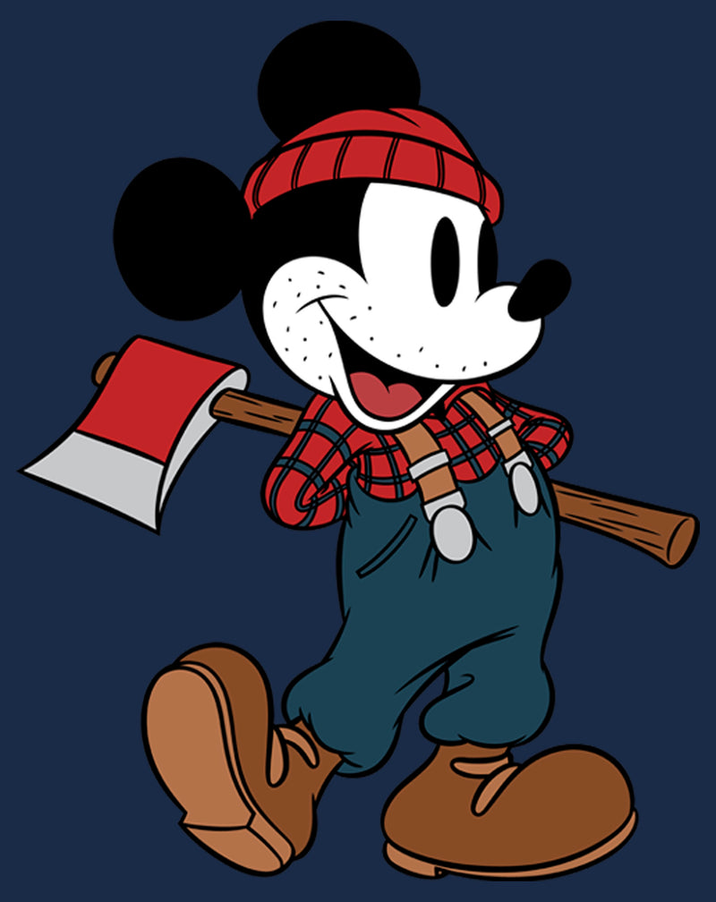 Men's Mickey & Friends Retro Lumberjack Mickey Mouse T-Shirt