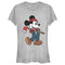 Junior's Mickey & Friends Retro Lumberjack Mickey Mouse T-Shirt