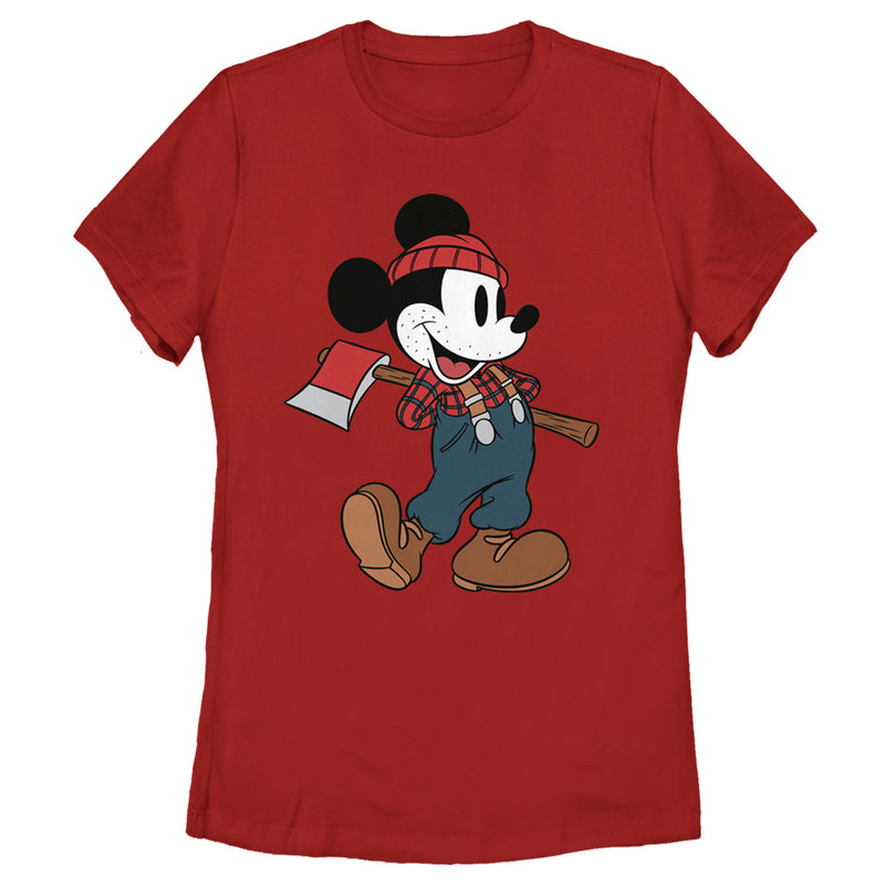 Women's Mickey & Friends Retro Lumberjack Mickey Mouse T-Shirt