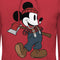 Men's Mickey & Friends Retro Lumberjack Pull Over Hoodie