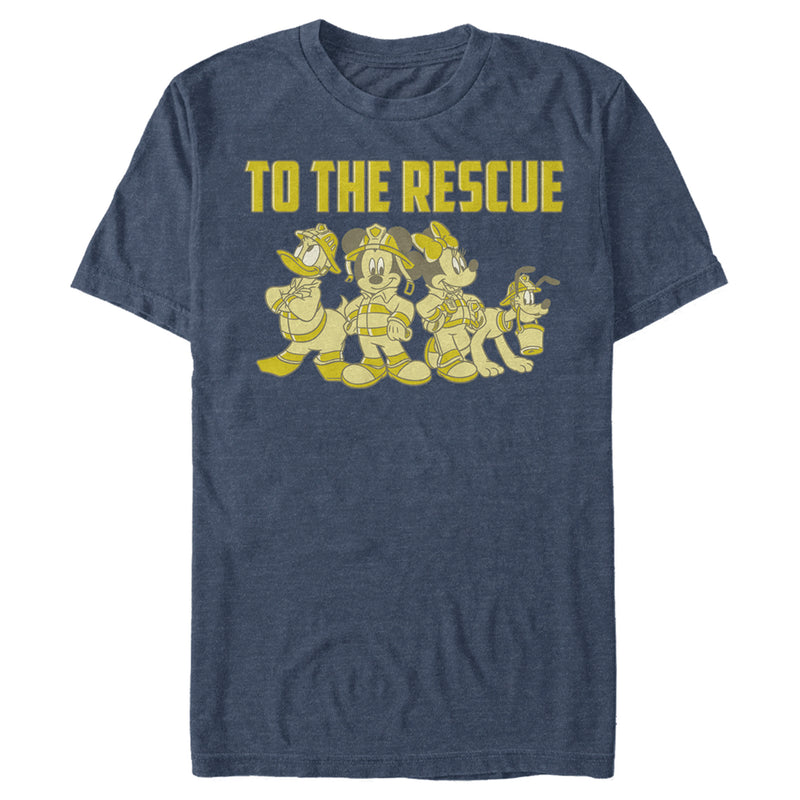 Men's Mickey & Friends Firefighters to the Rescue T-Shirt