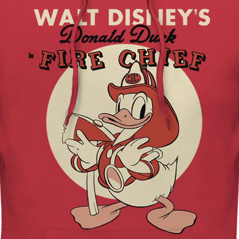 Men's Mickey & Friends Fire Chief Donald Pull Over Hoodie