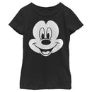 Girl's Mickey & Friends Mickey Mouse Face T-Shirt