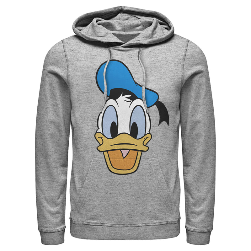 Men's Mickey & Friends Large Donald Duck Pull Over Hoodie