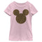 Girl's Mickey & Friends Mickey Mouse Cheetah Print Silhouette T-Shirt