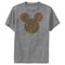 Boy's Mickey & Friends Mickey Mouse Cheetah Print Silhouette Performance Tee