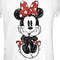 Junior's Mickey & Friends Sitting Minnie Sketch T-Shirt