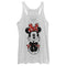 Women's Mickey & Friends Sitting Minnie Sketch Racerback Tank Top