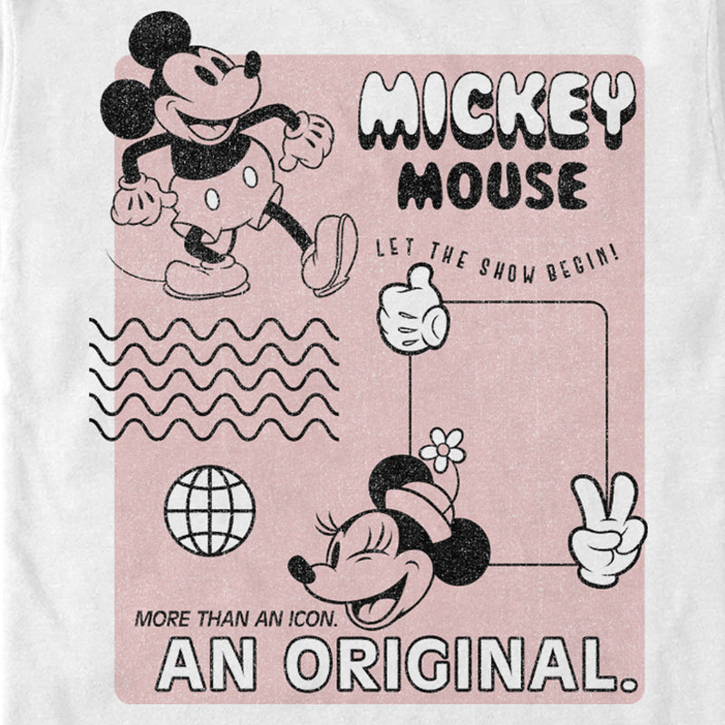 Men's Mickey & Friends Old School Poster T-Shirt