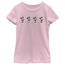Girl's Mickey & Friends Mickey Mouse Neon Wave T-Shirt