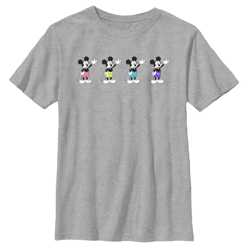Boy's Mickey & Friends Mickey Mouse Neon Wave T-Shirt