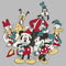 Men's Mickey & Friends The Gangs Together For Holiday T-Shirt