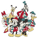 Men's Mickey & Friends The Gangs Together For Holiday T-Shirt