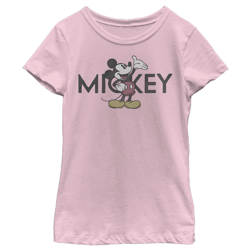 Girl's Mickey & Friends Old School Mickey T-Shirt