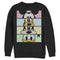 Men's Mickey & Friends Distressed Group Cropped Portraits Sweatshirt