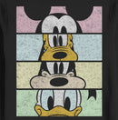 Men's Mickey & Friends Distressed Group Cropped Portraits Sweatshirt