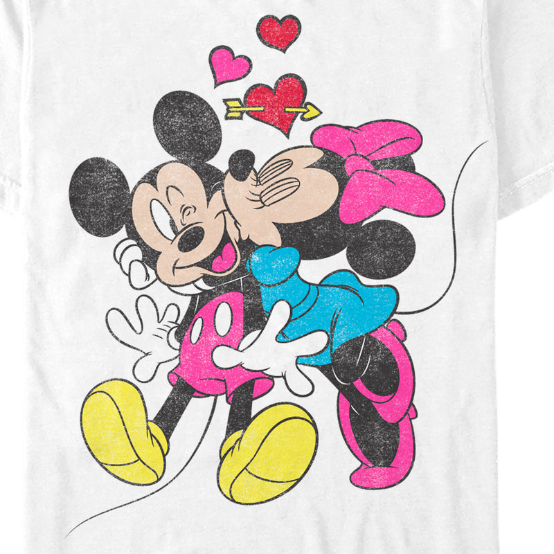 Men's Mickey & Friends Valentine's Day Minnie Mouse Smooch T-Shirt