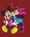 Women's Mickey & Friends Valentine's Day Minnie Mouse Smooch T-Shirt