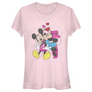 Junior's Mickey & Friends Valentine's Day Minnie Mouse Smooch T-Shirt