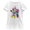 Girl's Mickey & Friends Valentine's Day Minnie Mouse Smooch T-Shirt