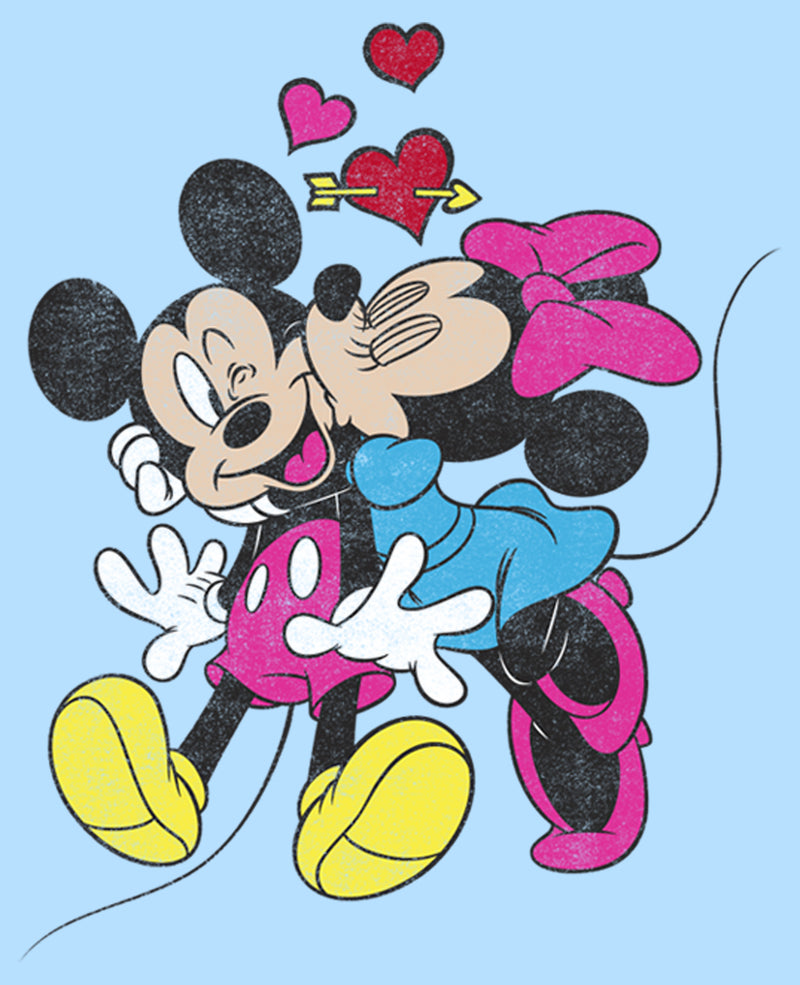 Men's Mickey & Friends Valentine's Day Minnie Mouse Smooch T-Shirt