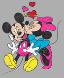 Boy's Mickey & Friends Mickey and Minnie Heart Kiss T-Shirt