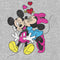 Junior's Mickey & Friends Minnie Mouse Smooch Sweatshirt