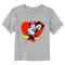 Toddler's Mickey & Friends Hugging Hearts Retro T-Shirt